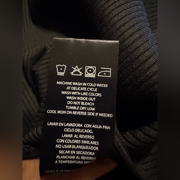 NWOT Bebe Women Black High-Neck Maxi Dress, Large, 92%polyester, 8 Spandex - Picture 12 of 12